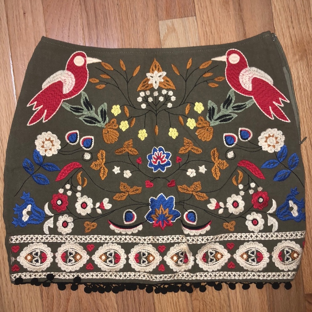 Embroidered Skirt